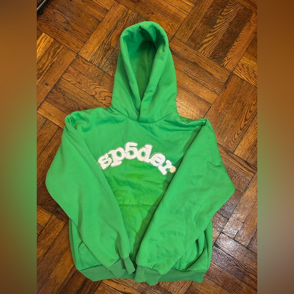 Green Fleece-Lined Hoodie XL